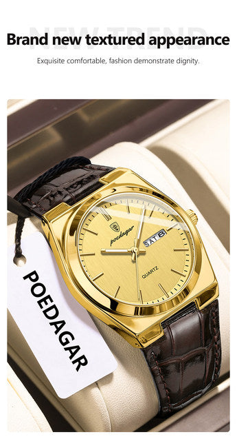 Luxury Casual Leather Men's Watch