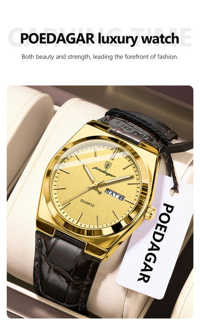 Luxury Casual Leather Men's Watch