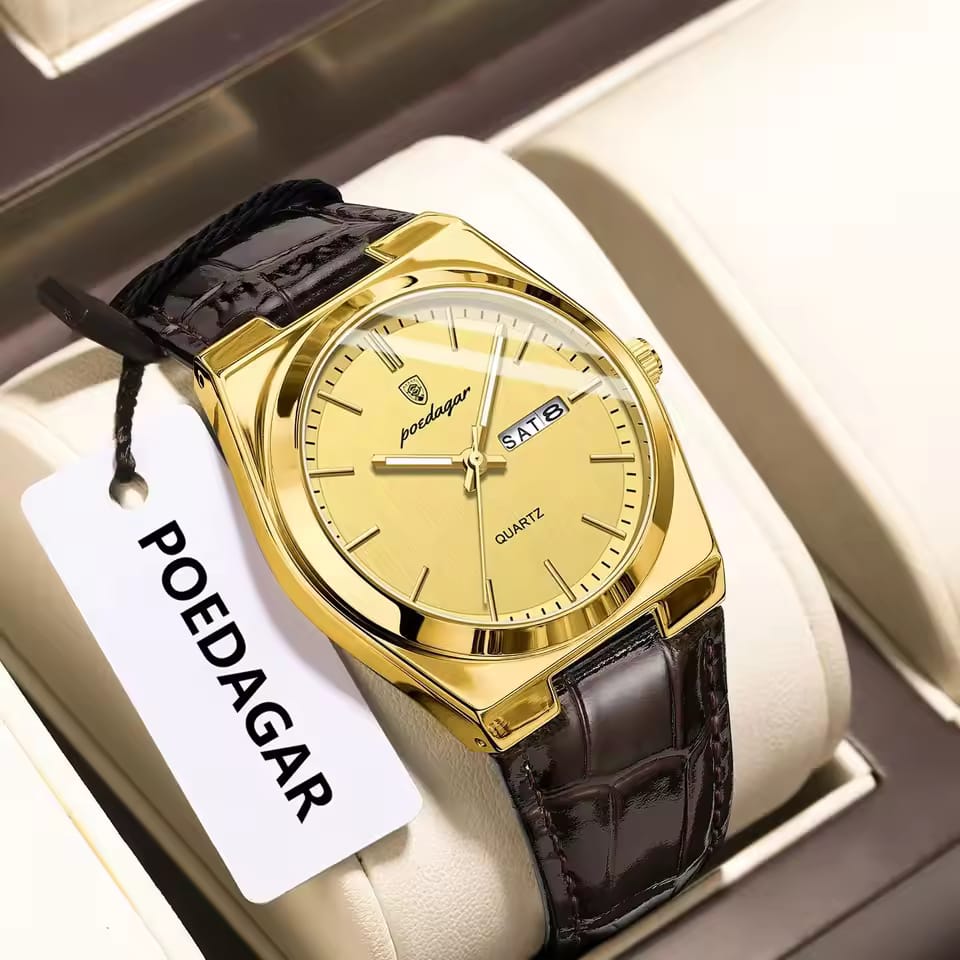 Luxury Casual Leather Men's Watch