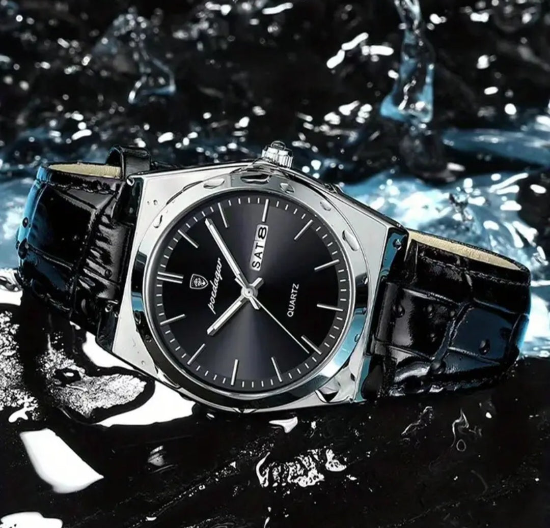 Luxury Casual Leather Men's Watch