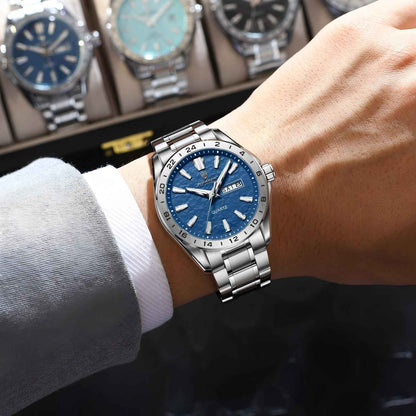 Dual Calendar Waterproof Luminous Watch