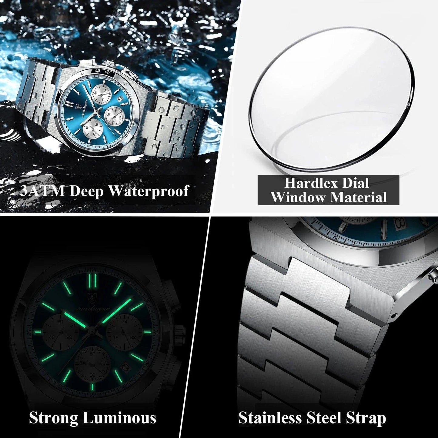 New Luxury Men Quartz Watch