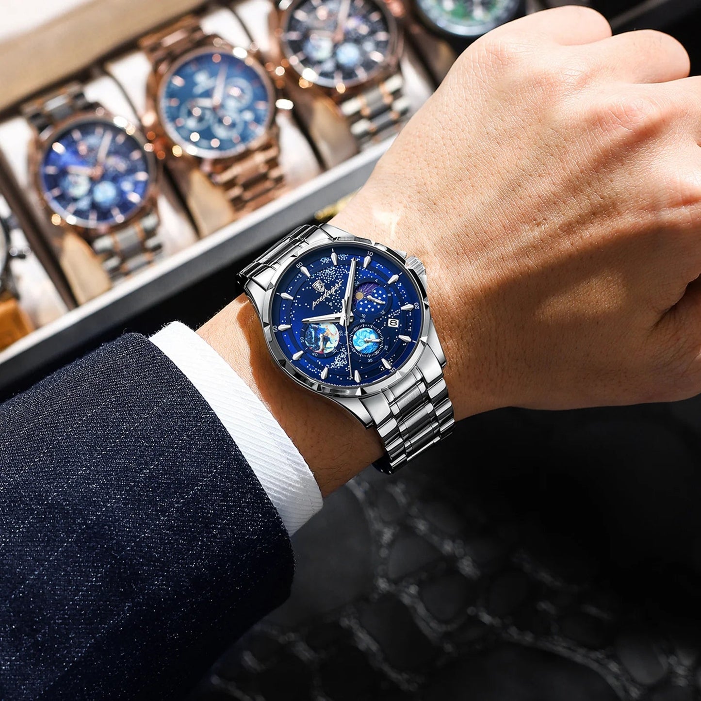 Starry Sky Dial Quartz Watch