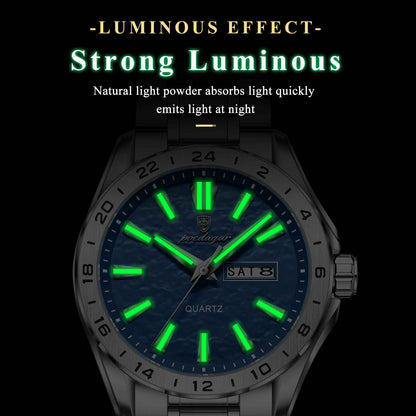 Dual Calendar Waterproof Luminous Watch