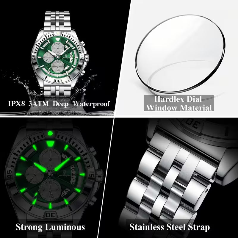 Poedagar Chronograph Luxury Men's Watch