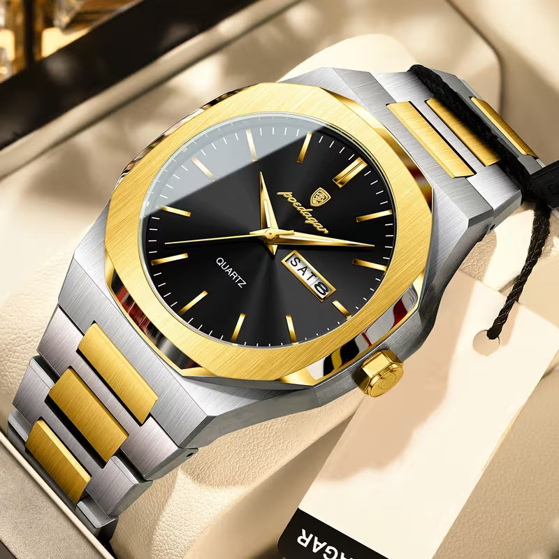 Men's Luxury Stainless Steel Quartz Watch