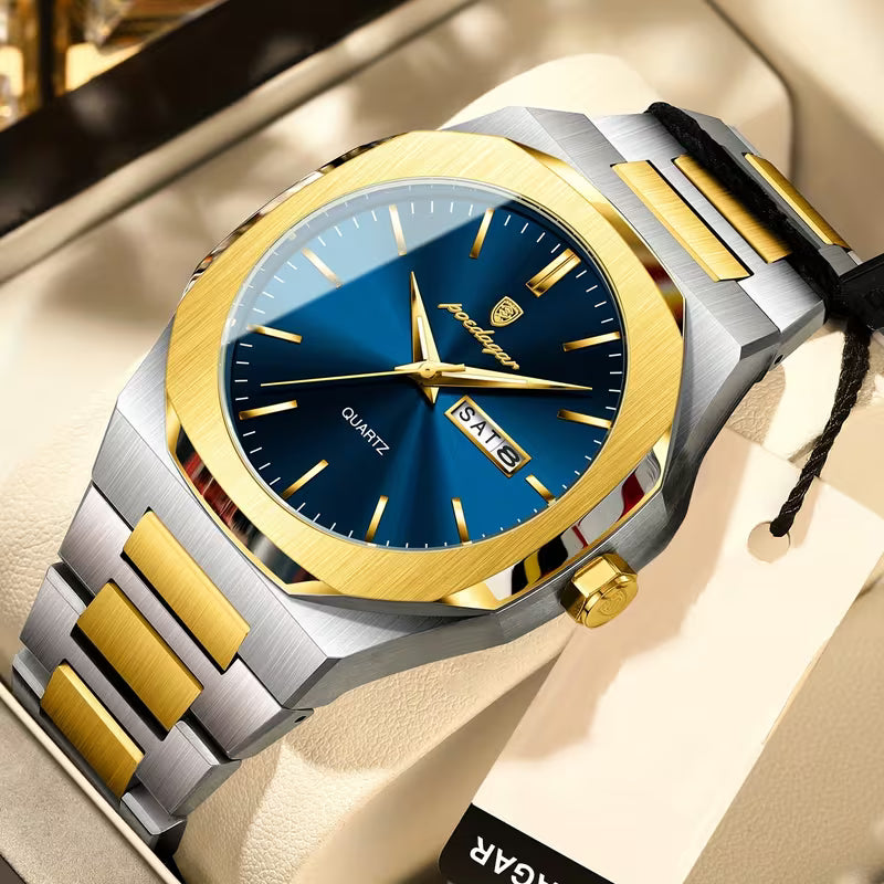 Men's Luxury Stainless Steel Quartz Watch