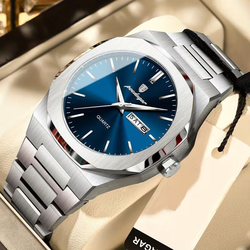 Men's Luxury Stainless Steel Quartz Watch
