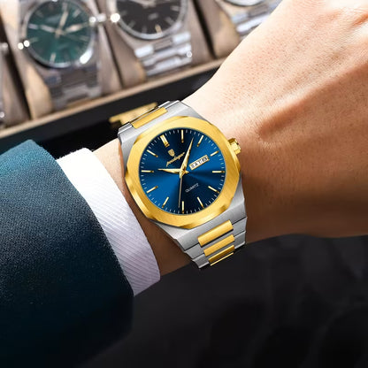 Men's Luxury Stainless Steel Quartz Watch