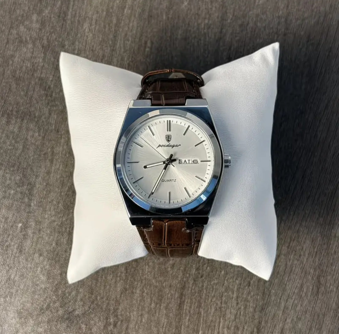 Luxury Casual Leather Men's Watch