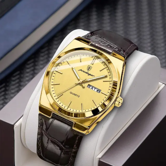 Luxury Casual Leather Men's Watch